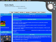 Tablet Screenshot of nickthemenace.gamemod.net